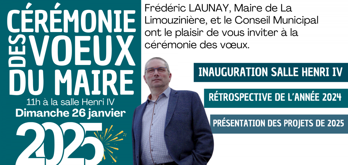 Carton d’invitation – Vœux du maire